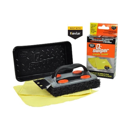 Q-Swiper Proud Grill Q-Swiper Steam-Clean Grill Cleaning Kit 4 pc 1024C